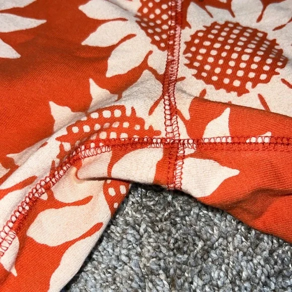 Vintage Lucky Brand Sunflower Long Bermuda/Capris Size Large - Picture 6 of 6